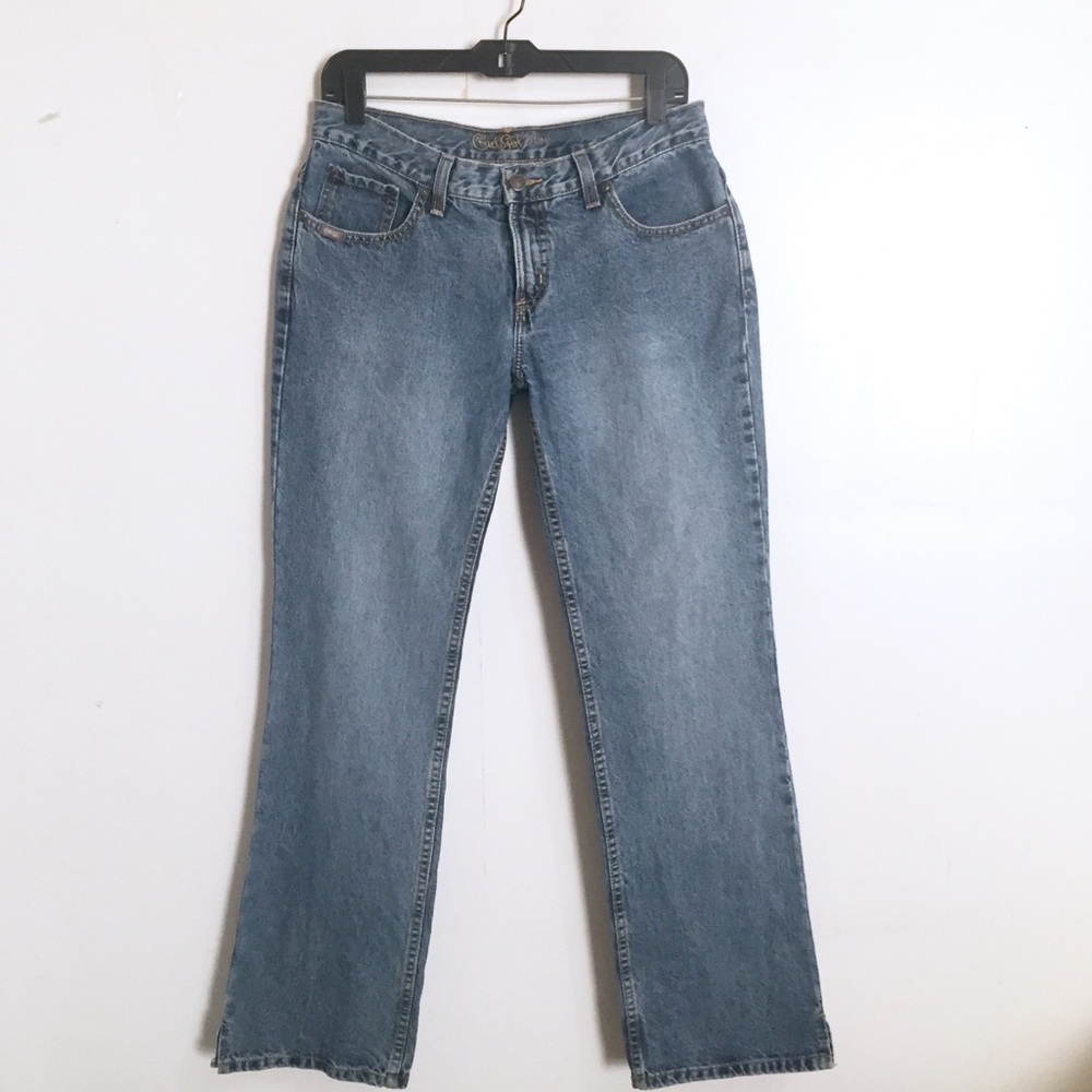 Cruel Girl Slim Denim Jeans Distressed Boot Cut 9 - Picture 3 of 8